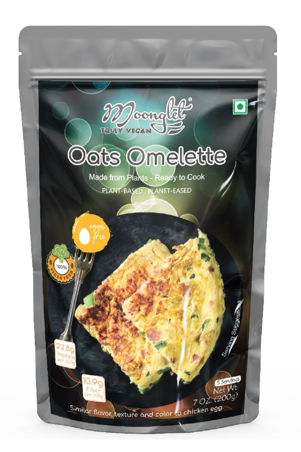 Oats Omelette Mix - Vegan | High Protein | Pancake Alternative | 400g: Pack of2, 200g Each